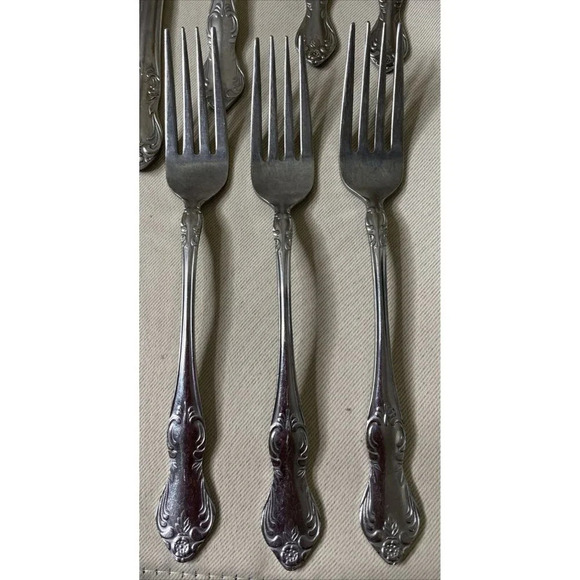 Embassy Classic Valhalla Stainless Flatware Silverware Set 23 Pieces‎ Japan MCM - Picture 5 of 8